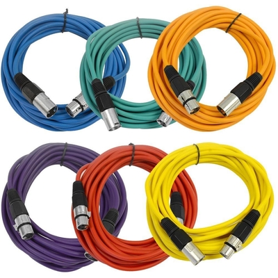 Cable audio per microfono a protezione con connettore in oro 0,22 mm2 0,35 mm2 per un suono chiaro