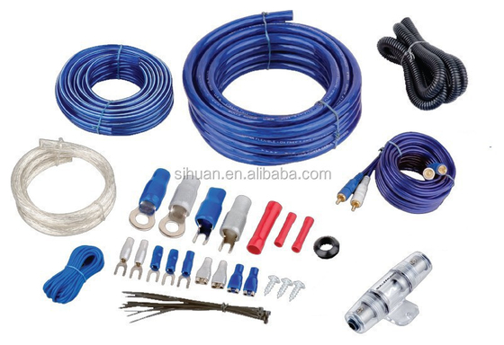 Kit di cablaggio dell'amplificatore di auto a 4 calibri per l'installazione e le prestazioni aeree