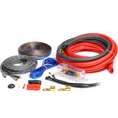 Kit di cablaggio dell'amplificatore di auto a 4 calibri per l'installazione e le prestazioni aeree
