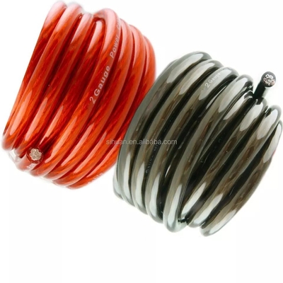 1/0 AWG Gauge Car Audio Power Cable Copper Clad Aluminum Conductor per la fornitura di energia