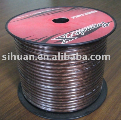 1/0 AWG Gauge Car Audio Power Cable Copper Clad Aluminum Conductor per la fornitura di energia