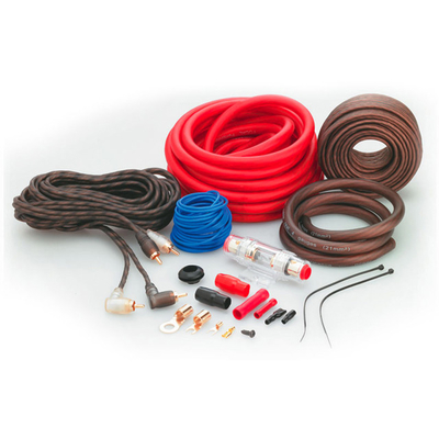 Completo kit di cablaggio dell'amplificatore per auto in rame OFC conforme alla specifica CEA-2015 degli Stati Uniti 0GA AWG
