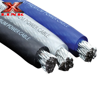 Numero di conduttori personalizzato Giacca in PVC morbido Amplificatore auto Installazione filo di alimentazione 4/8 calibro