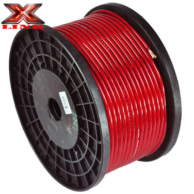 OFC Conductor Car Audio Battery 0 Gauge 4 Gauge 8 Gauge Power Wire con isolamento in PVC