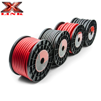 OFC Conductor Car Audio Battery 0 Gauge 4 Gauge 8 Gauge Power Wire con isolamento in PVC