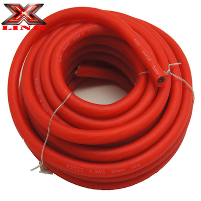 0 Gauge Car Power Cable Wire for Customers' Demand PVC Isolation Material e CCA/OFC/Copper Conductor