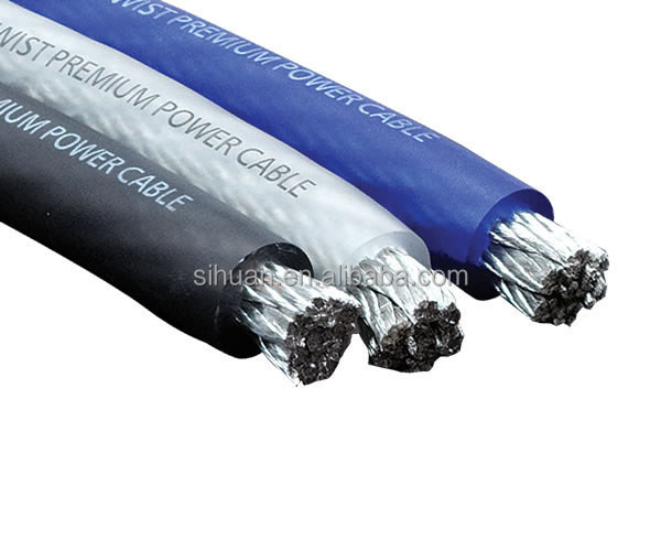 Acqua resistente in scatola OFC 4 AWG Oversized 1/0 Gauge Car Audio Power Wire per prestazioni