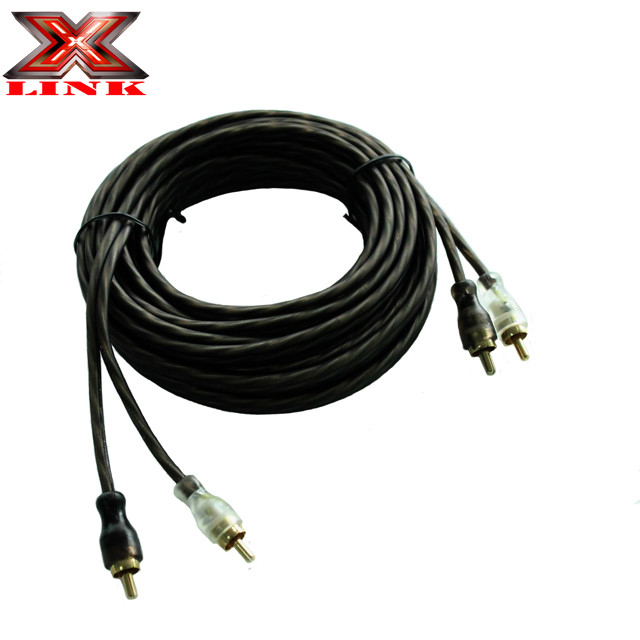 Interconnessioni audio RCA a 2 canali da 17 piedi Cable Gold Connector Riduzione del rumore e del colore