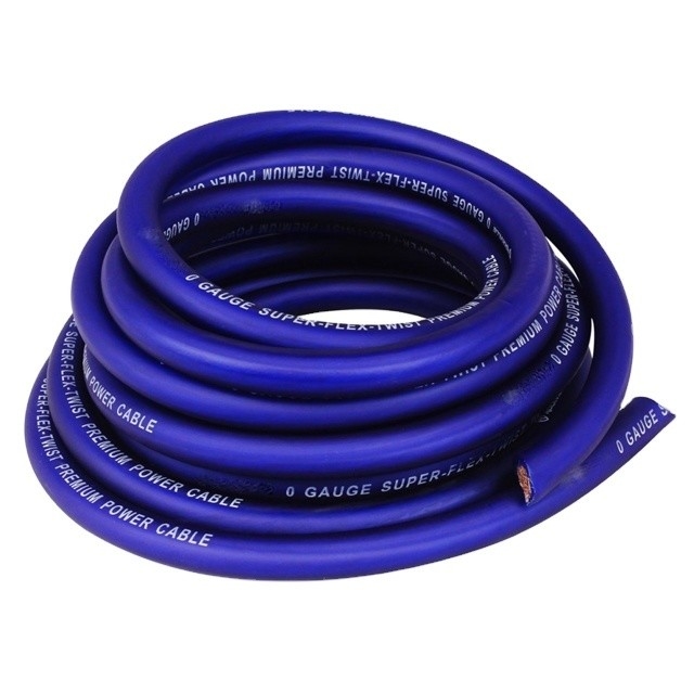 SAEJ 1128 Stinger True Gauge 1/0 AWG Cavi di alimentazione audio per auto OFC contorti per prestazioni