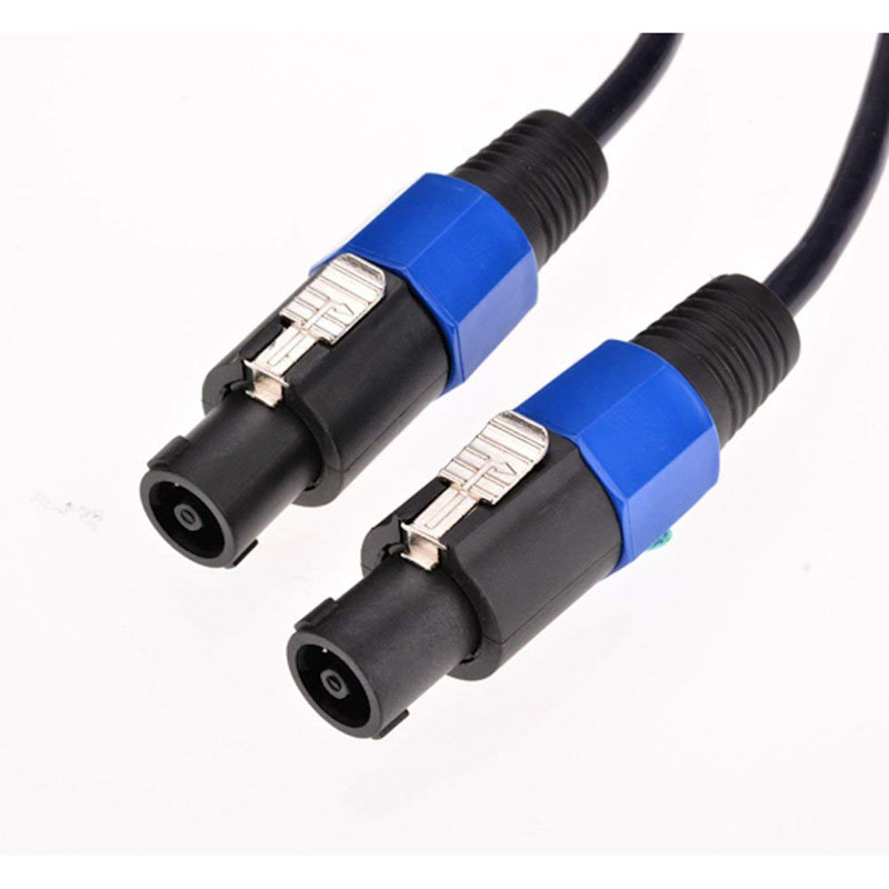 Twist Lock 2 Conductor Speaker Cable Professional 50FT Lunghezza per applicazioni audio
