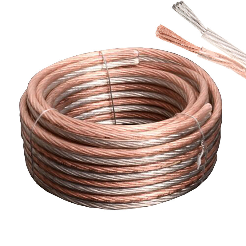 150 piedi 12 Awg cavo altoparlante con schermatura combinata cavo altoparlante CCA personalizzato