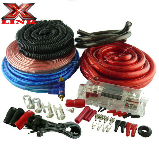 Kit di cablaggio dell'amplificatore OFC Copper o CCA 4GA per l'audio in auto Migliora la tua esperienza sonora
