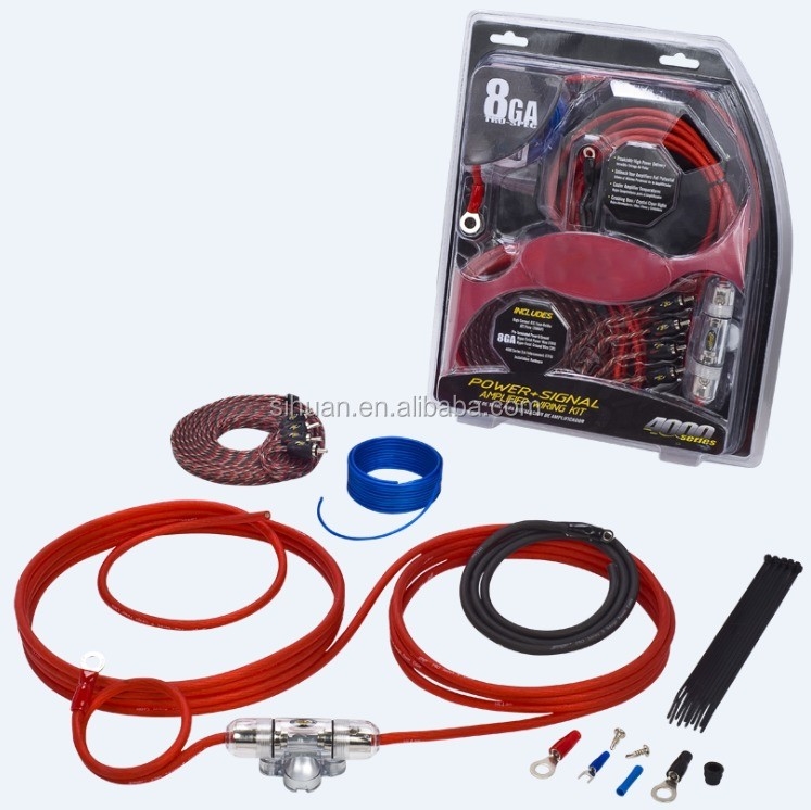 Ottimizza il tuo Sound 4gauge Car Audio Wiring Kit con connettore oro e diametro esterno personalizzato