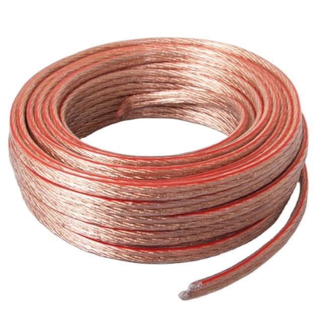 Cavo per altoparlanti traslucidi non blindato di diametro esterno di 3,0x6,0 mm per un suono eccezionale
