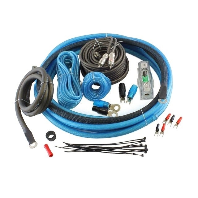 Cavi audio femminile-femminile e cavo 4GA RCA per impianto di installazione del cablaggio dell'amplificatore di auto