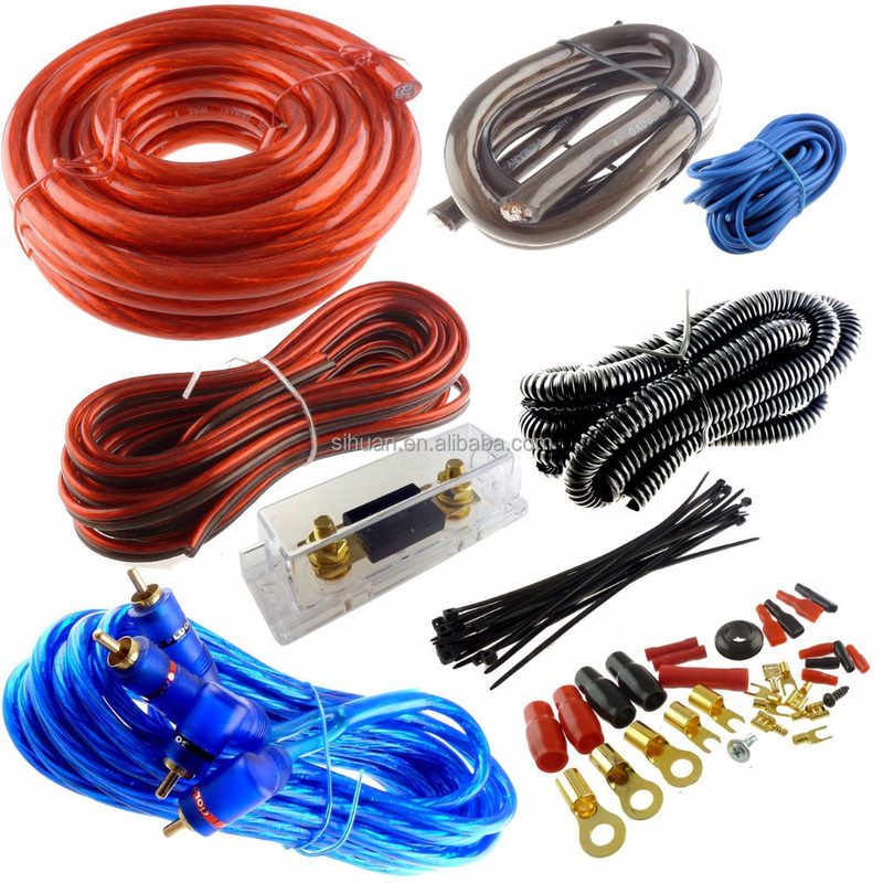 Cavi RCA in rame OFC di calibro reale al 100% per audio per auto a bassa tensione