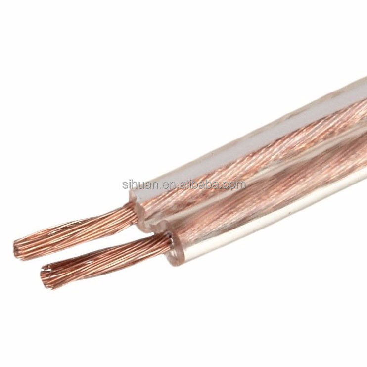 Flat Speaker Wire 18 AWG Flat Cable con connettore RCA Tipo CE certificato