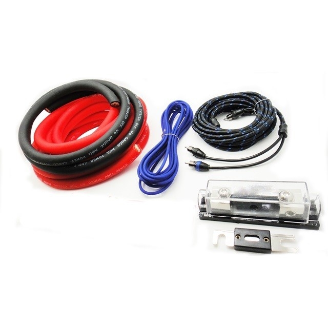 Kit di fili per autoveicoli con cavo audio per auto a 4 calibri isolato e conduttore CCA o OFC
