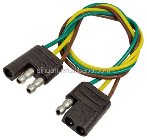 2.8X diametro esterno 4c 18AWG filo di rimorchio legato cavo con presa conduttore di rame nudo