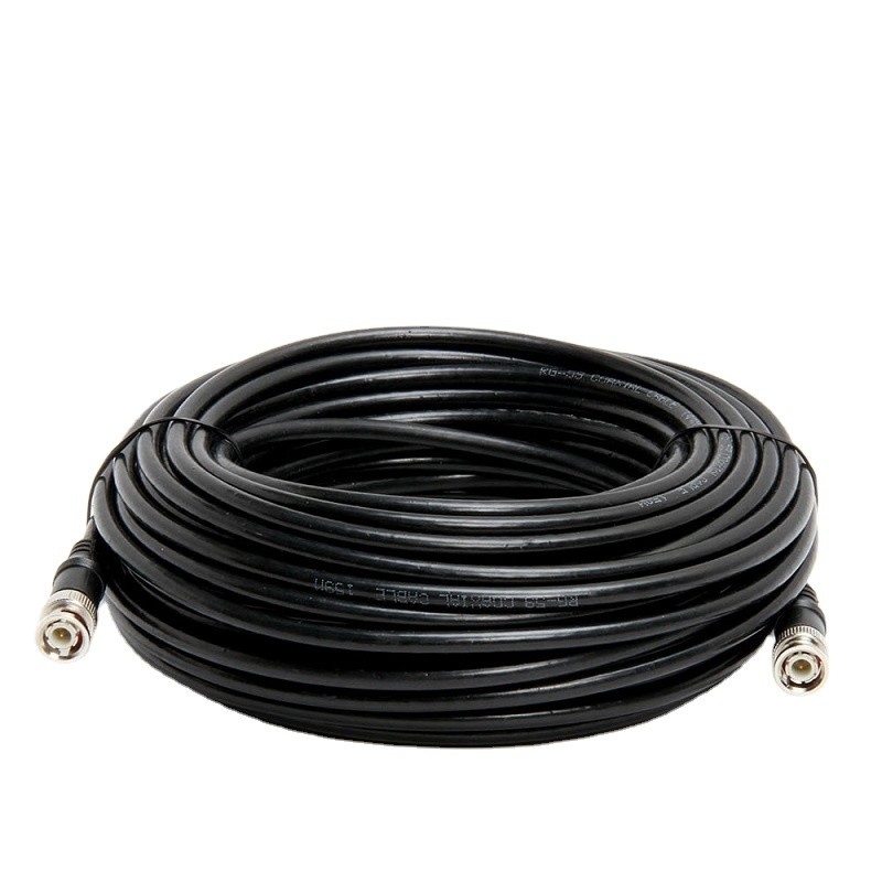 1 conduttore RG59U BNC ad adattatore RCA cavo coaxiale per la sorveglianza con telecamere CCTV
