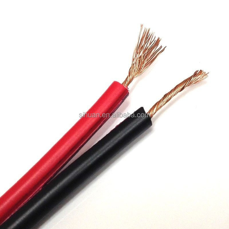 Home Theater 12 Gauge Stranded Wire Nero e rosso PVC Jacket cavo per altoparlanti per sistema audio