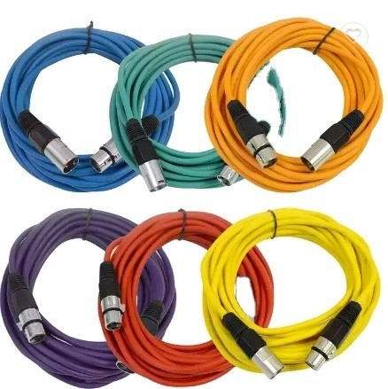 24AWG PVC Isolamento XLR DMX Cavo per microfoni, stazioni radio e sistemi di altoparlanti