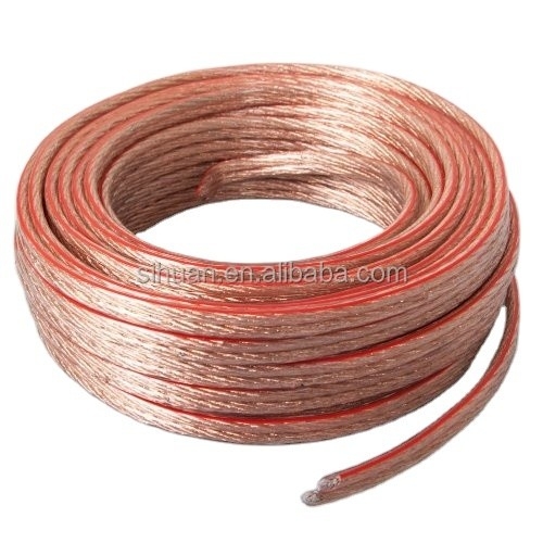 Cable CCA per altoparlanti trasparenti flessibili di calibro 16 con conduttore interno OFC certificato CE