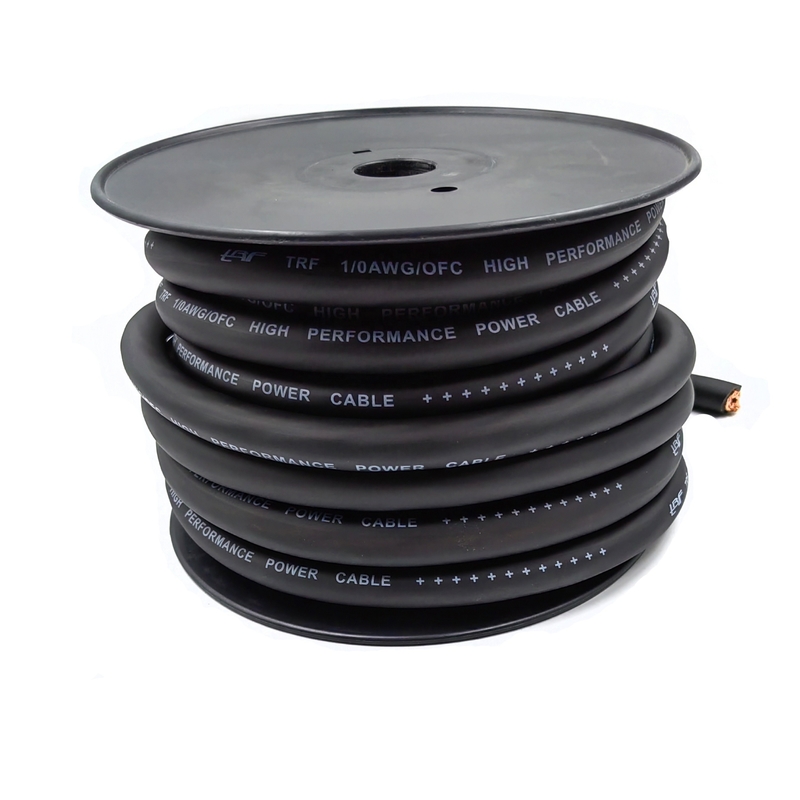 1/0 AWG Oversize Gauge 4/0 GA Auto Audio OFC Cavo di alimentazione Soft Touch Giacca in PVC flessibile