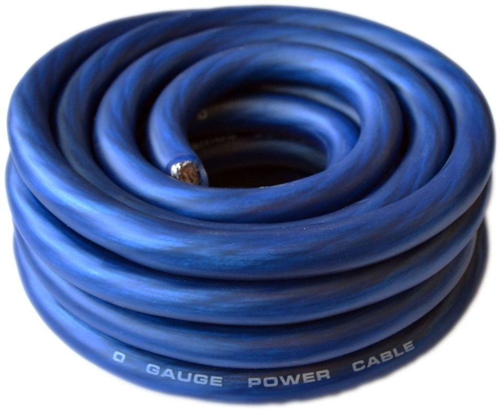 Specificativo completo CEA-2015 conforme 4 AWG Soft Low Voltage Car Stereo Power Wire con giacca in PVC e conduttore CCA/OFC