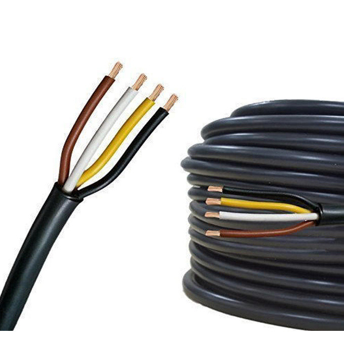 RVV Flexible PVC Jacket Flat Wire Electrical Cable per una facile installazione e manutenzione in applicazioni industriali